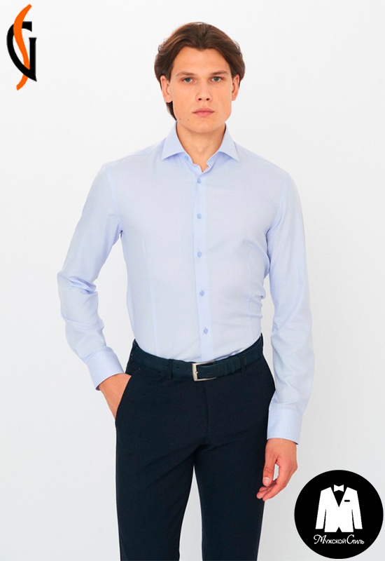 Сорочка мужская длинный рукав GROSTYLE 