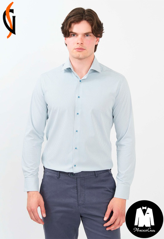 Сорочка GroStyle светло-ментоловая