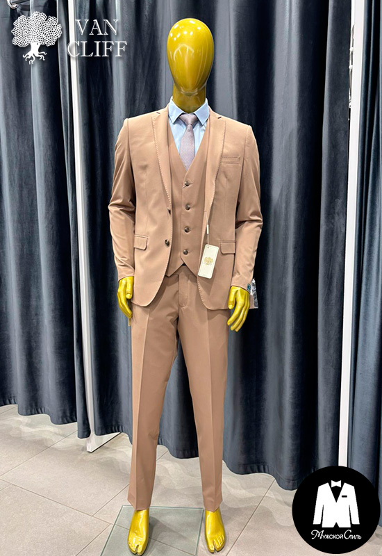 Костюм тройка Бреген слим